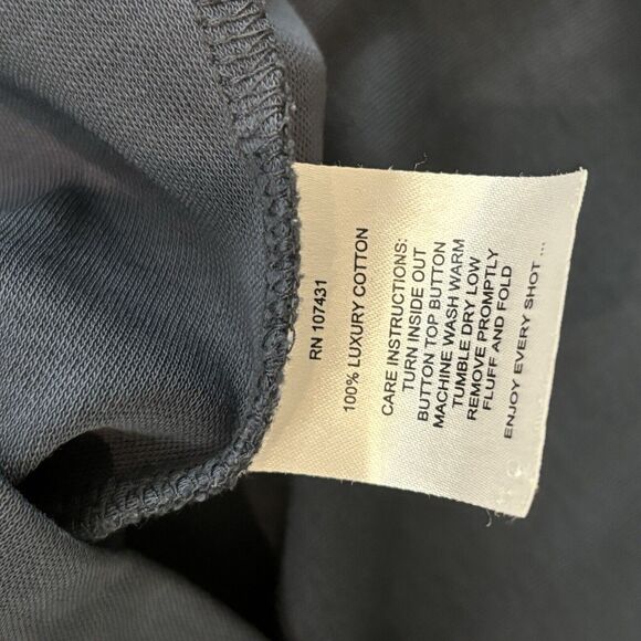 Linksoul Golf Polo Men's Blue Luxury Cotton Casual Golf Polo Size 2XL XXL - Picture 7 of 8